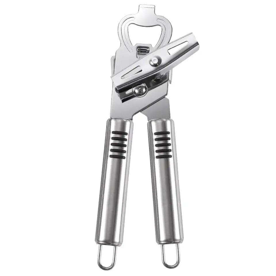 3 In 1 Manual Can Opener, Stainless Steel Heavy Duty Can Opener, Multifunctional Jar Opener, Portable Kitchen Tool, Professional Effortless Openers with Turn Knob Bar 3 In 1 Manual Can Opener, Stainless Steel Heavy Duty Can Opener, Multifunctional Jar Opener, Portable Kitchen Tool, Professional Effortless Openers with Turn Knob Bar